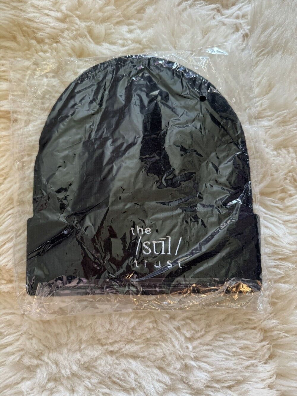 New Black Beanie (the stil trust logo) unisex hat winter fall warm